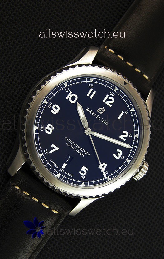 IMG_9081 Breitling Navitimer 8 Automatic 41MMin Black Dial Replica 7