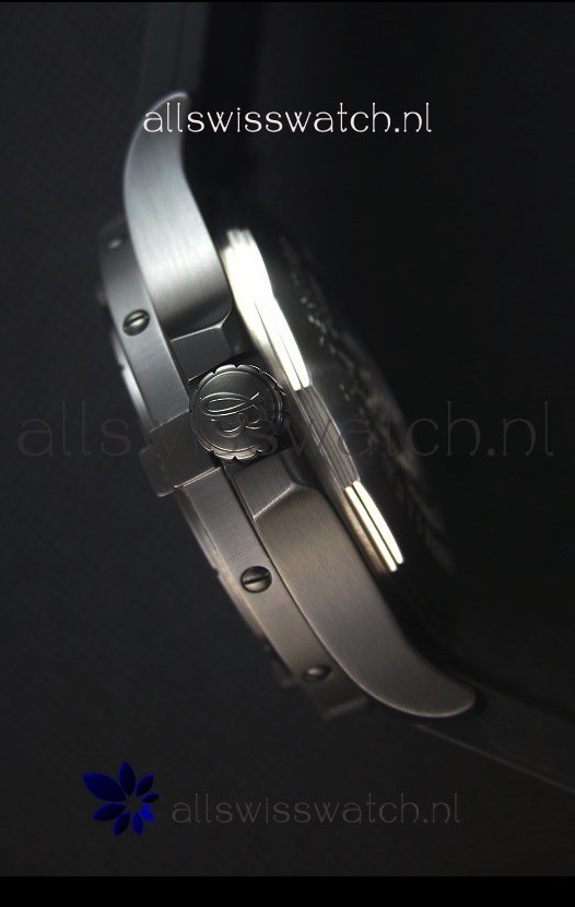 IMG_9081 Breitling Avenger Blacksteel DLC Coatedin Yellow Dial Replica 7