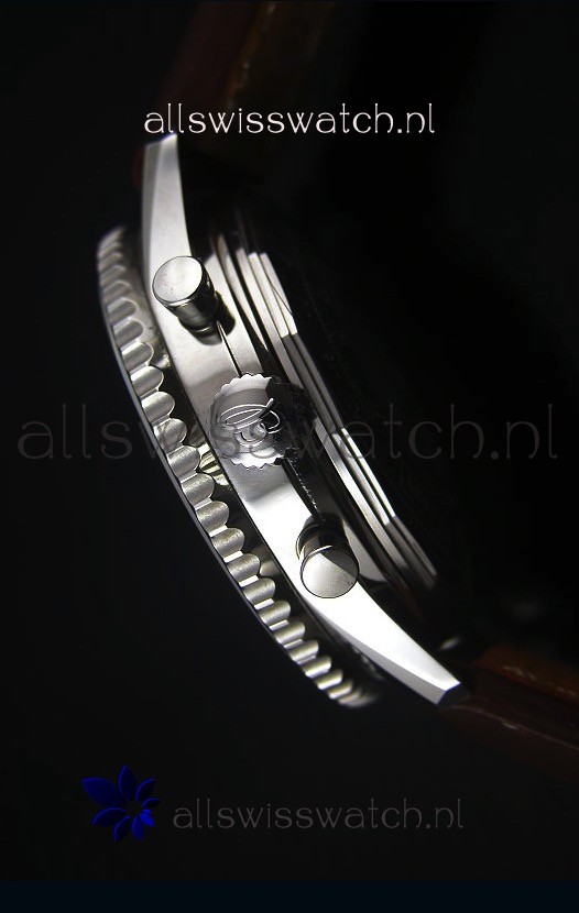 IMG_9081 Breitling Navitimer 01 Brown Dial Steel Case 1:1 Mirror Replica 7