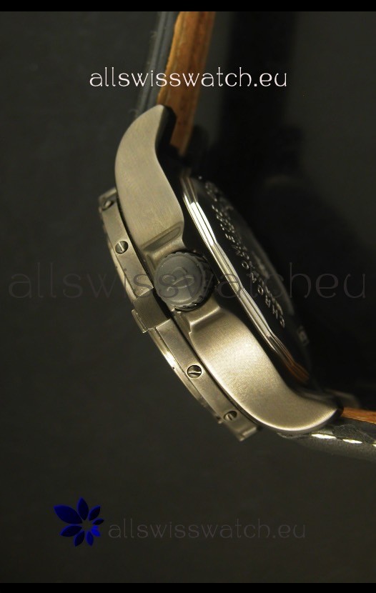 IMG_9081 Breitling Seawolf PVD Coated in Black Strap Replica 7