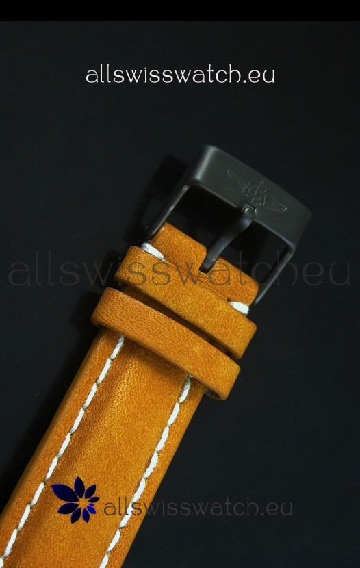 IMG_9081 Breitling Seawolf PVD Coated in Brown Strap Replica 7