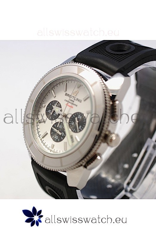 IMG_9081 Breitling SuperOcean Heritage- Rubber Strap Replica 7