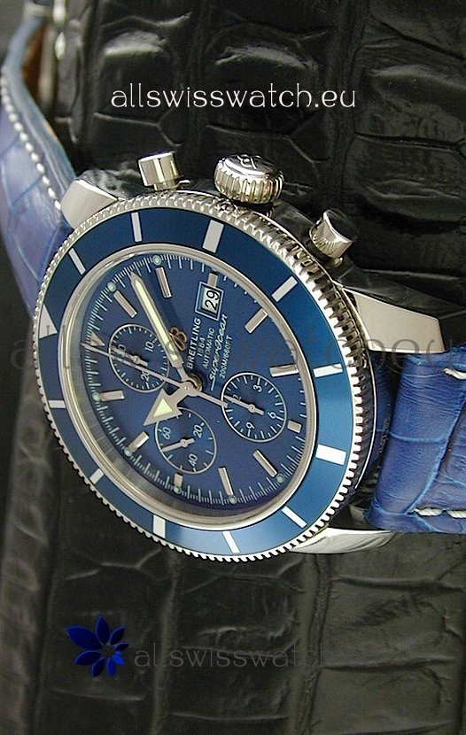 Breitling Superoceanin Blue Dial Replica 7