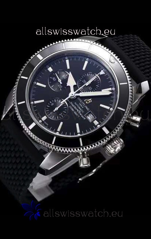 IMG_9081 Breitling SuperOcean Heritage II 44MM Black Dial Replica 7