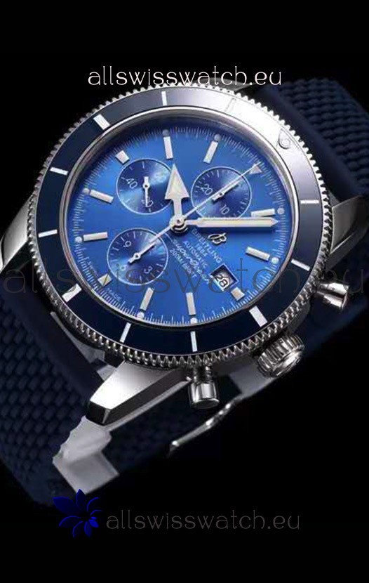 IMG_9081 Breitling SuperOcean Heritage II 44MM Blue Dial Replica 7