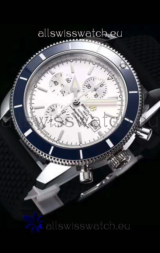 IMG_9081 Breitling SuperOcean Heritage II 44MM White Dial Replica 7