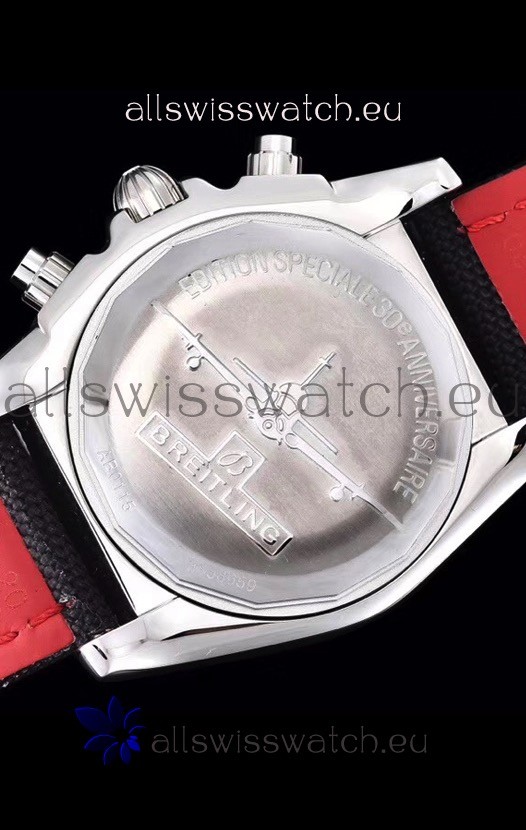 IMG_9081 Breitling Chronomat Airbone 1:1 Mirror in Black Dial Replica 7
