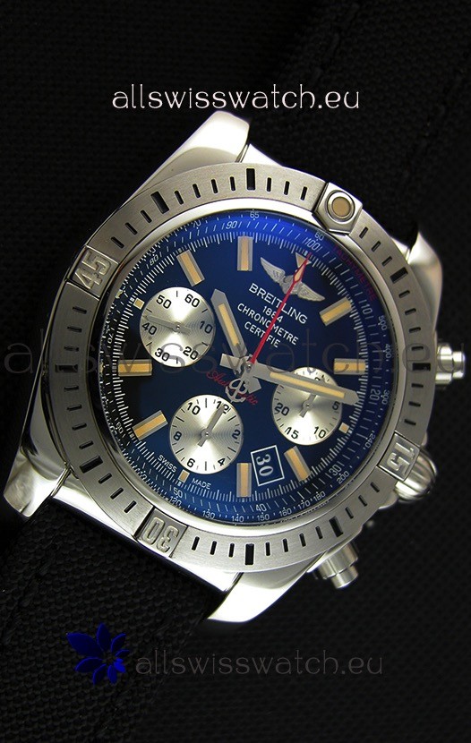 IMG_9081 Breitling Chronomat Airborne Black Dial 1:1 Mirror Replica 7