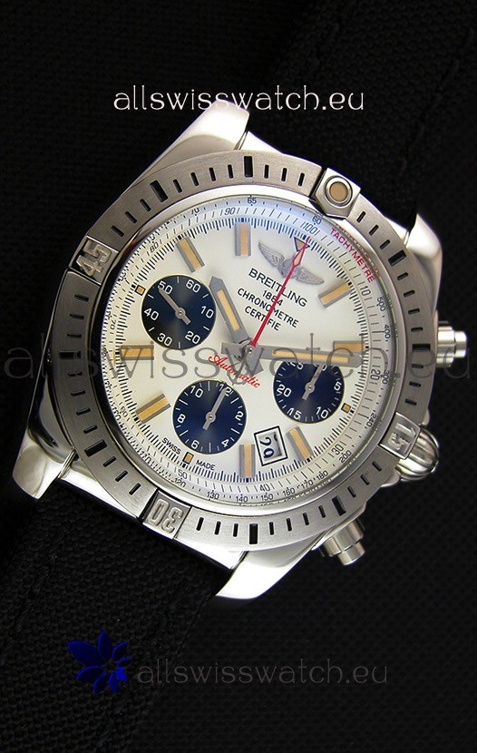 IMG_9081 Breitling Chronomat Airborne White Dial 1:1 Mirror Replica 7