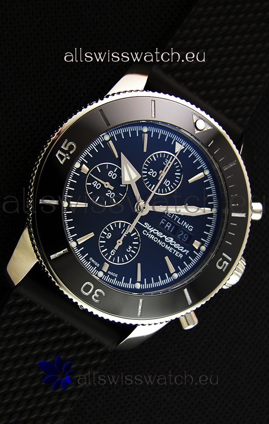 IMG_9081 Breitling Superocean Heritage II Black Dial 46MM 1:1 Mirror Replica 7
