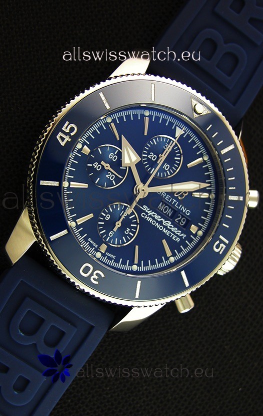 Breitling Superocean Heritage II Blue Dial 46MM 1:1 Mirror Replica 7
