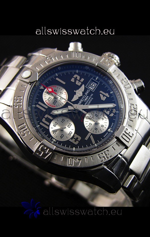 IMG_9081 Breitling Skyland Avenger ChronographDark Grey Dial 1:1 Mirror Replica 7