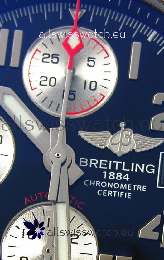 IMG_9081 Breitling Skyland Avenger ChronographBlack Dial 1:1 Mirror Replica 7