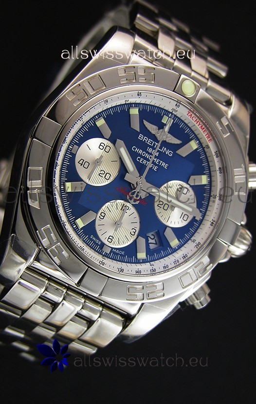 IMG_9081 Breitling Chronomat B01 Blue Dial1:1 Mirror Edition Replica 7