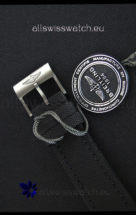IMG_9081 Breitling Avenger II BlackSteel GMTNylon Strap 1:1 Mirror Replica 7
