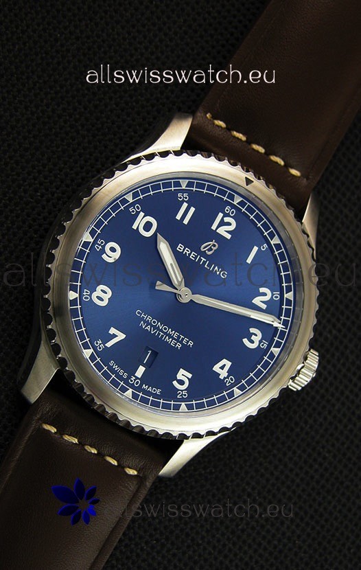 IMG_9081 Breitling Navitimer 8 Automatic 41MMin Blue Dial Replica 7