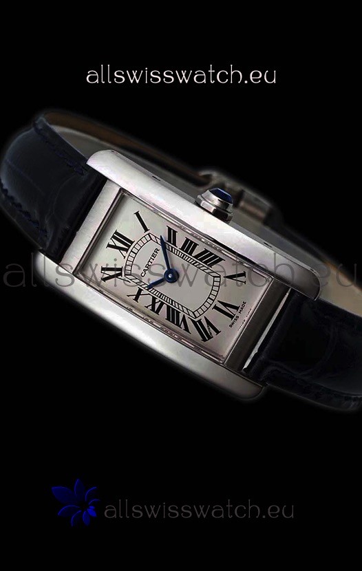 IMG_9081 Cartier Tank Americaine Ladies Quartz 1:1 Mirror Replica 7