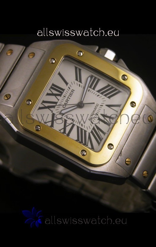 IMG_9081 Cartier Santos 100 38.5MM - 1:1 Mirror Ultimate Replica 7
