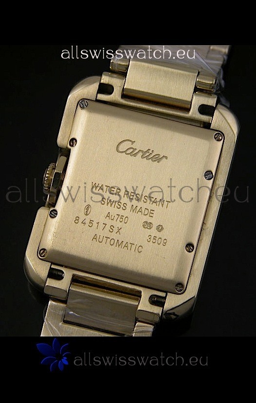 Cartier Tank Anglaise Mid Sized Yellow Gold - 1:1 Mirror Replica 7