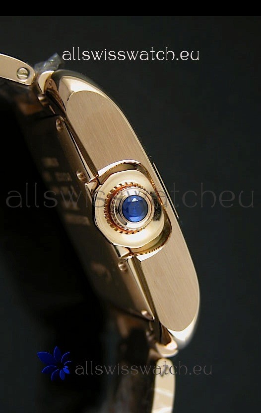 IMG_9081 Cartier Tank Anglaise Mid Sized Pink Gold - 1:1 Mirror Replica 7