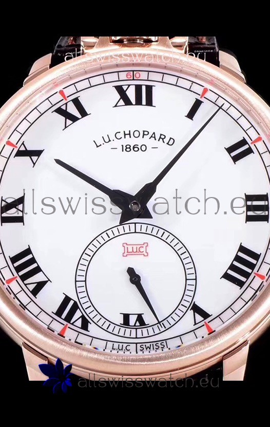 IMG_9081 Chopard Louis-Ulysse The Tribute Rose Gold White Dial Replica 7