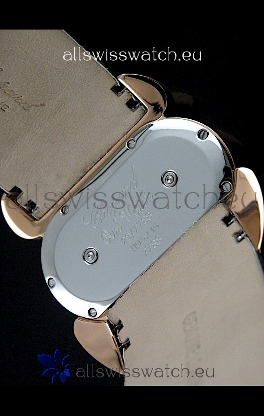 IMG_9081 Chopard Animal World Ladies Owl in Black Strap Replica 7