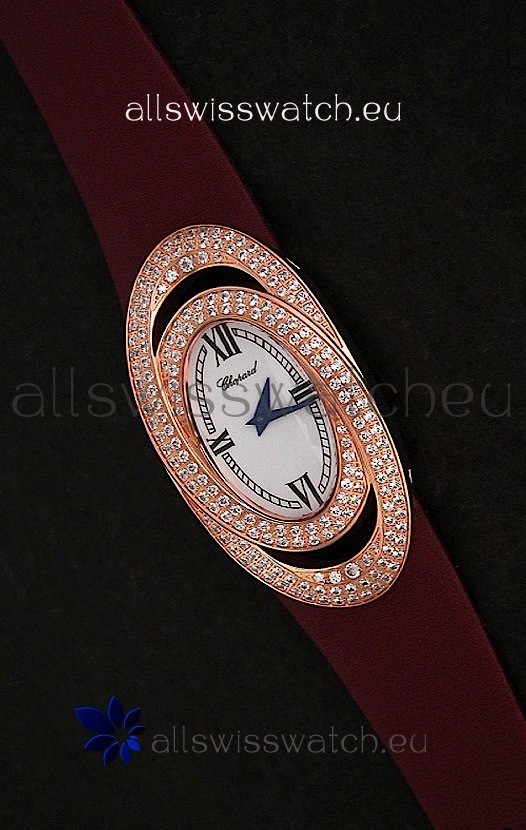 IMG_9081 Chopard Xtravagzain Brown Strap Replica 7