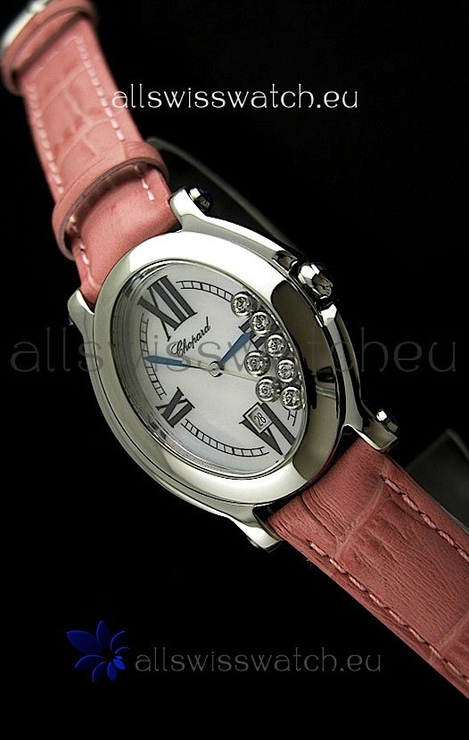 IMG_9081 Chopard Happy Sportin Pink Strap Replica 7