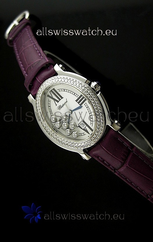 IMG_9081 Chopard Happy Sportin Purple Strap Replica 7