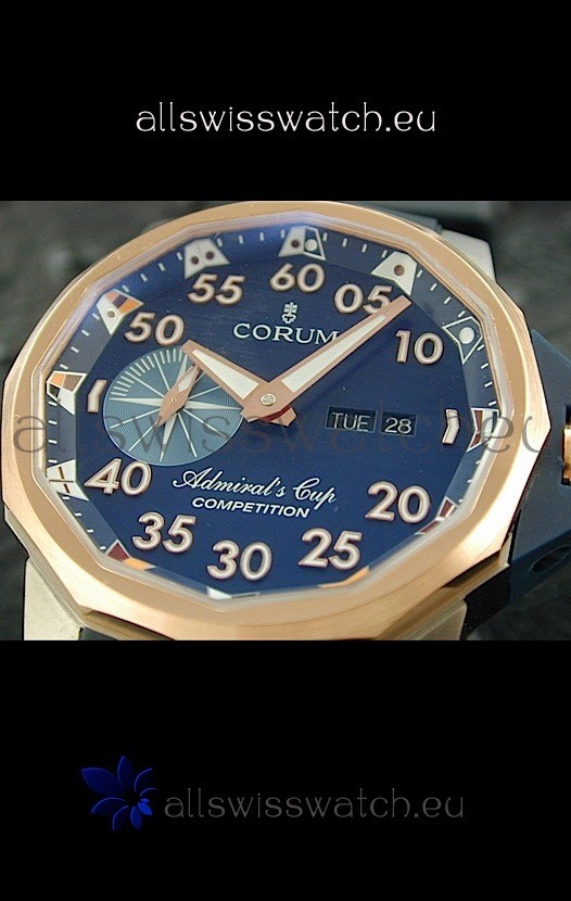 IMG_9081 Corum Admiral's Cup Competitionin Blue Dial Replica 7