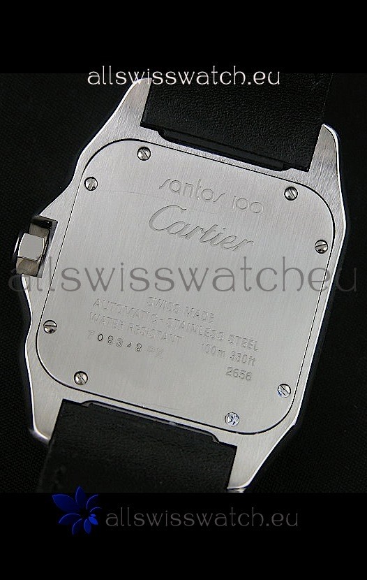 IMG_9081 Cartier Santos 100 Automatic - 1:1 Mirror Replica 7