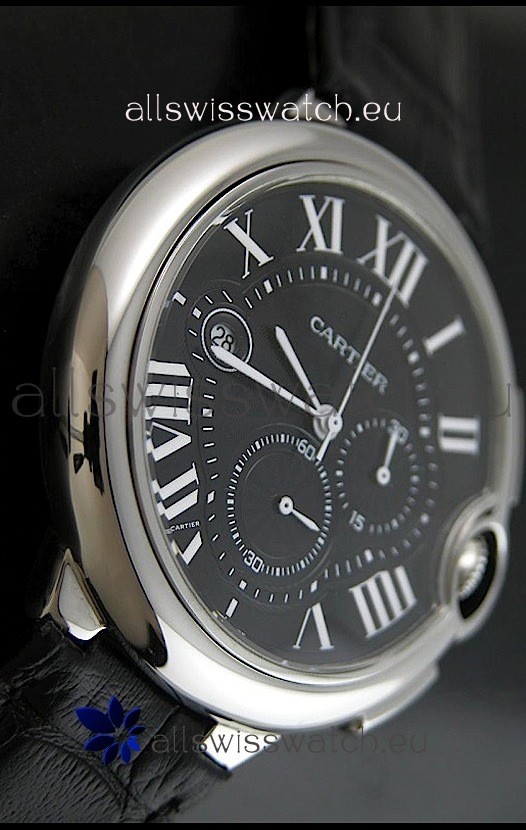 IMG_9081 Cartier Ballon de in Black Dial Replica 7