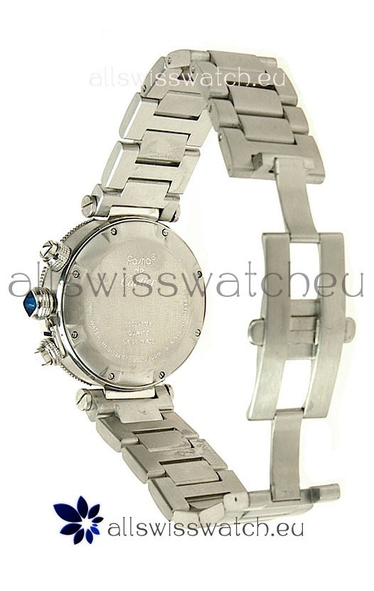 Cartier Pasha Seatimer Automatic in Black Dial Replica 7