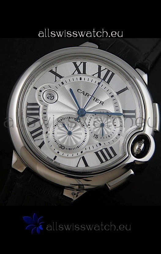 IMG_9081 Cartier Ballon de in Silver White Dial Replica 7