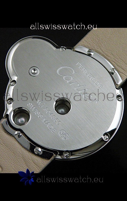 IMG_9081 Cartier Jewellery Pearl Diamond in Black Dial Replica 7