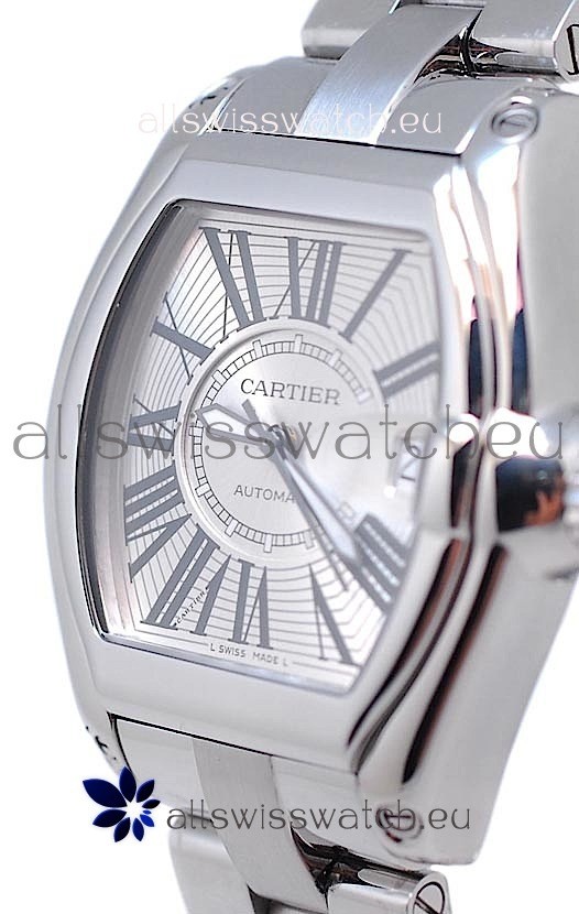 IMG_9081 Cartier Roadster Ladies in Silver Dial Replica 7