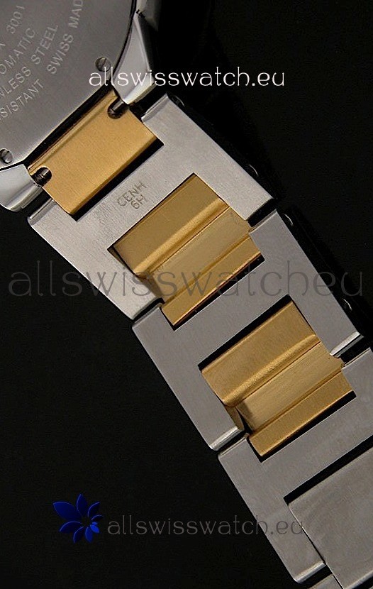 IMG_9081 Ballon De Bleu Cartier Automatic in Two Tone Replica 7