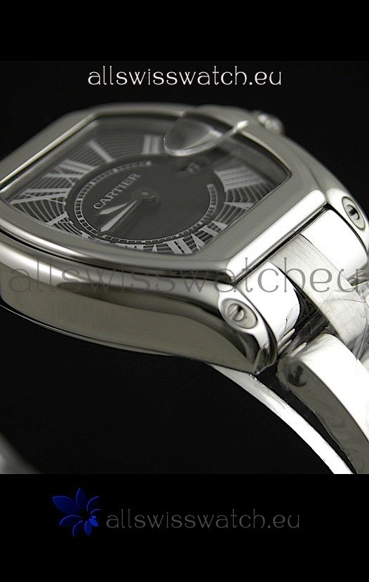 IMG_9081 Cartier Roadster Ladies - 1:1 Mirror in Pink Dial Replica 7
