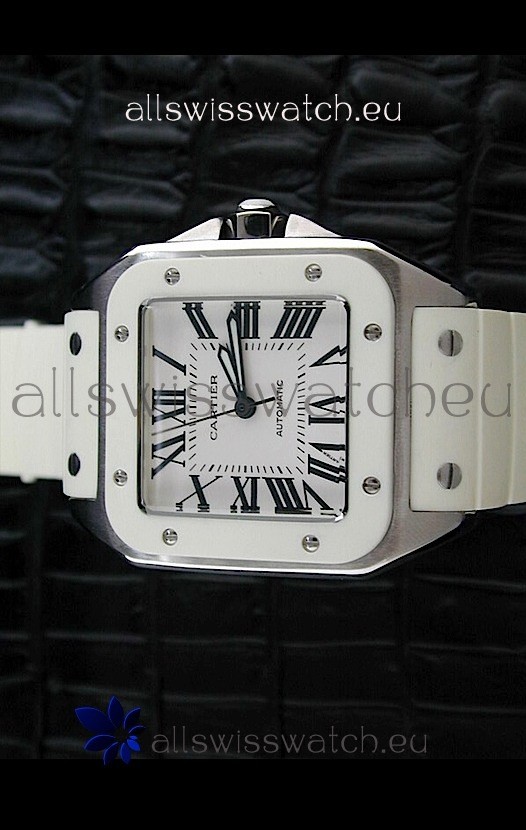 IMG_9081 Cartier Santosin White Dial Replica 7