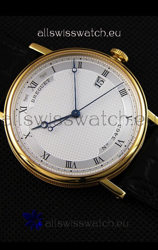 IMG_9081 Breguet Classique 5177BA/15/9V6 Yellow Gold with Roman Hour Markers Replica 7