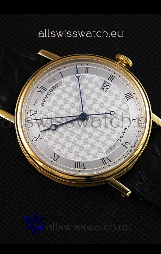 IMG_9081 Breguet Classique 5177BA/12/9V6 Yellow Gold with Roman Hour Markers Replica 7