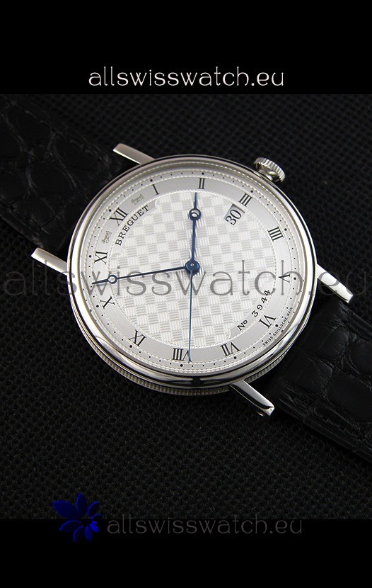 Breguet Classique 5177BB/12/9V6 Stainless Steel with Roman Hour Markers Replica 7
