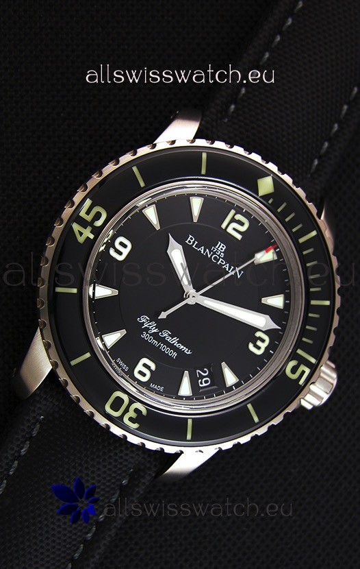 IMG_9081 Blancpain Fifty Fathoms - 1:1 Mirror Titanium 1:1 Mirror Replica 7