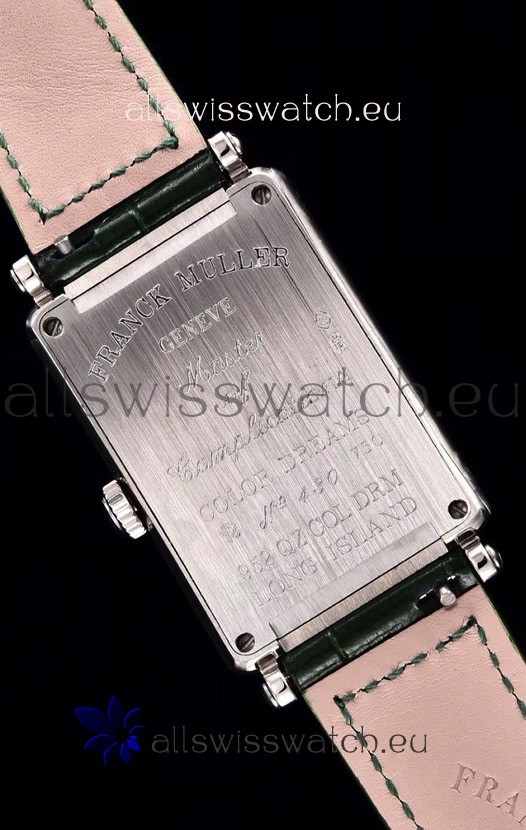 IMG_9081 Franck Muller Long Island Color Dreams Ladies in Green Strap Replica 7