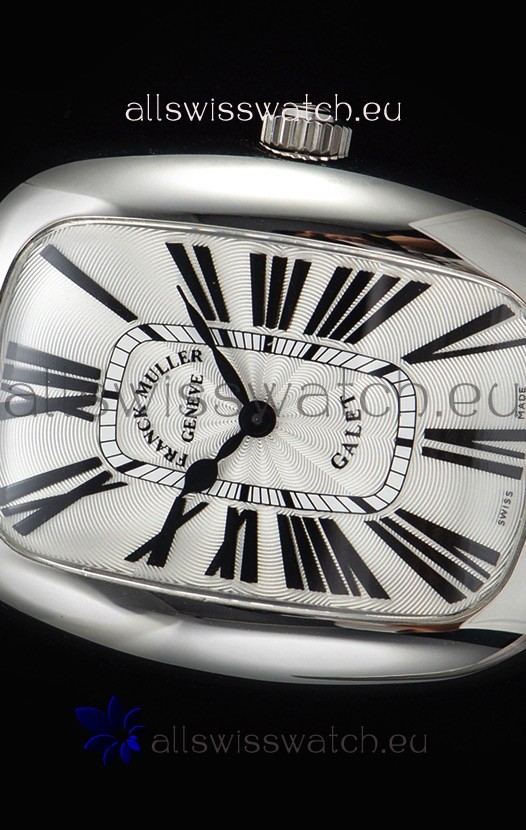 IMG_9081 Franck Muller Galet Ladies Quartz Black Strap Replica 7