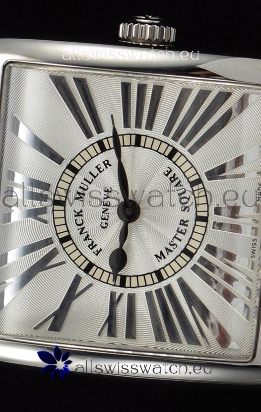 IMG_9081 Franck Muller Master Square Ladies Pink Strap 1:1 Mirror Replica 7