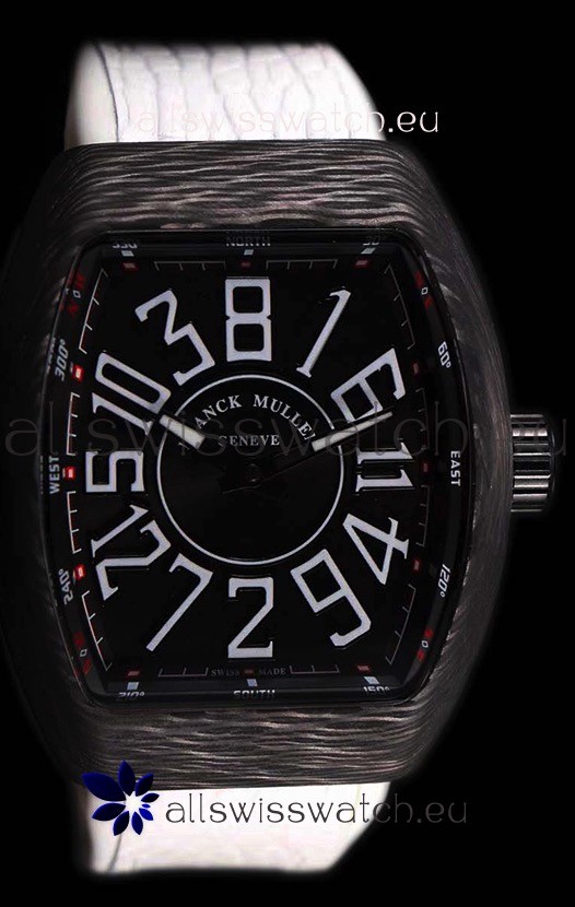 IMG_9081 Franck Muller Vanguard Carbon Casing Black Indexes Replica 7