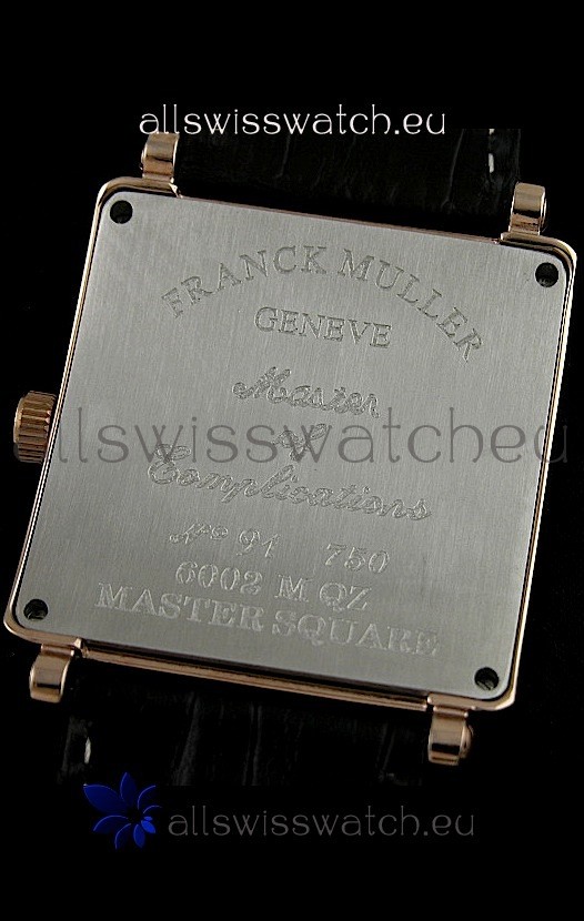 Franck Muller Master Squarein Black Dial Replica 7