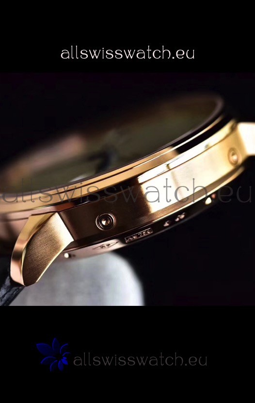 IMG_9081 Glashuette Senator Excellence Panorama Date Moon Phase Pink Gold Replica 7