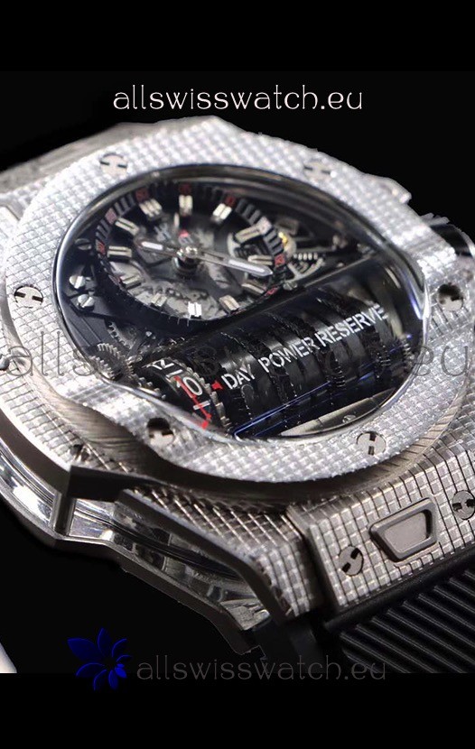 IMG_9081 Hublot Big Bang MP-11 Power Reserve 3D Steel Carbon Replica 7